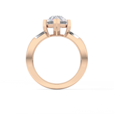 Kite Three Stone Lab Grown Diamond Engagement Ring