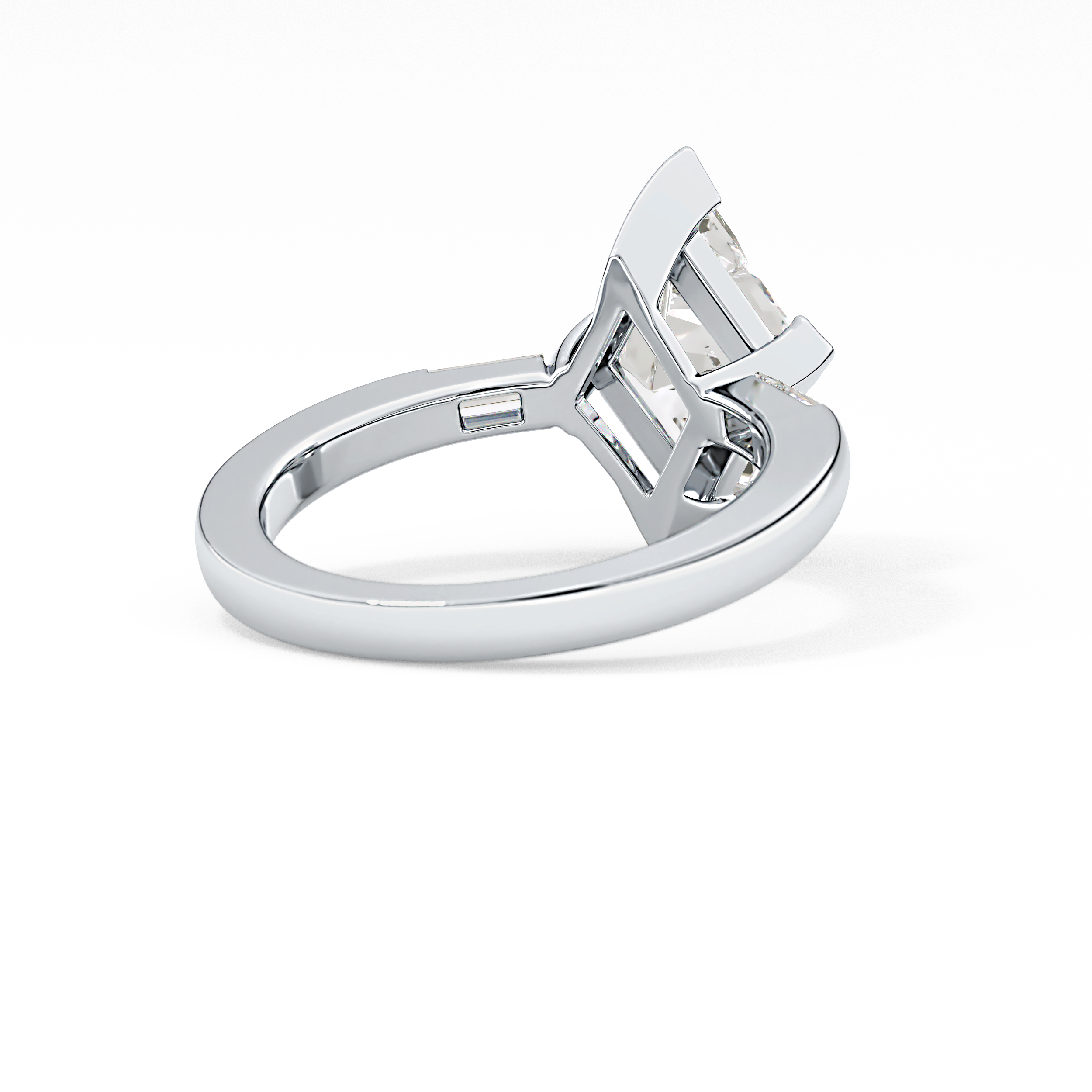 Kite Three Stone Lab Grown Diamond Engagement Ring