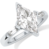 Kite Three Stone Lab Grown Diamond Engagement Ring