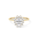 Oval Halo Lab Grown Diamond Engagement Ring