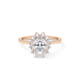 Oval Halo Lab Grown Diamond Engagement Ring