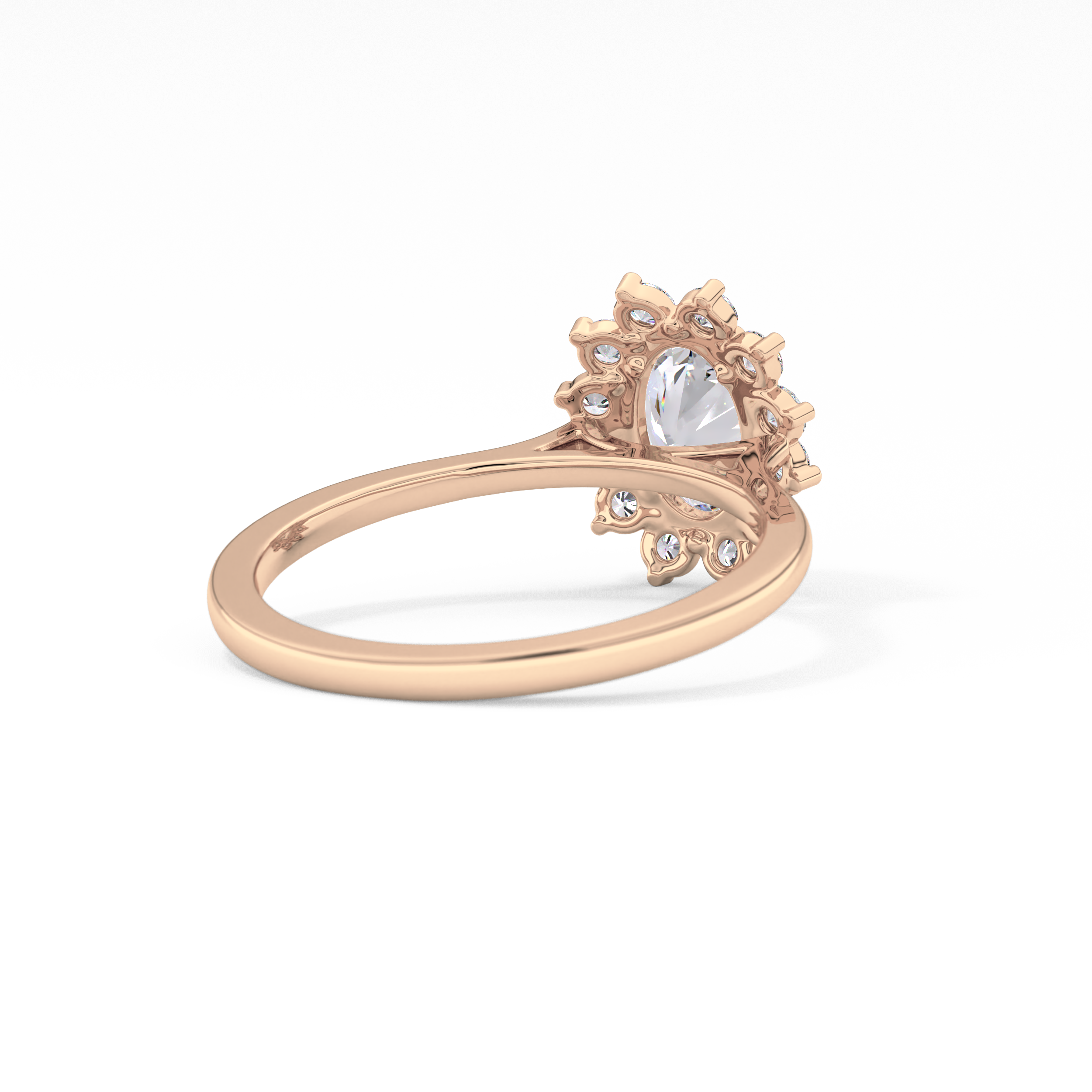 Oval Halo Lab Grown Diamond Engagement Ring
