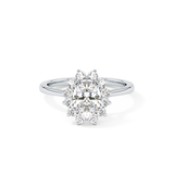 Oval Halo Lab Grown Diamond Engagement Ring