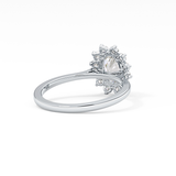 Oval Halo Lab Grown Diamond Engagement Ring