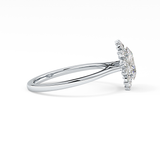 Oval Halo Lab Grown Diamond Engagement Ring