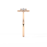 Cushion Halo Lab Grown Diamond Engagement Ring