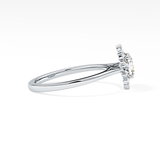 Cushion Halo Lab Grown Diamond Engagement Ring