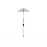 Cushion Halo Lab Grown Diamond Engagement Ring