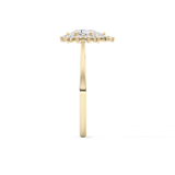 Pear Halo Lab Grown Diamond Engagement Ring