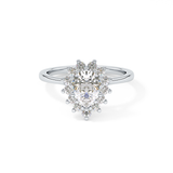 Pear Halo Lab Grown Diamond Engagement Ring