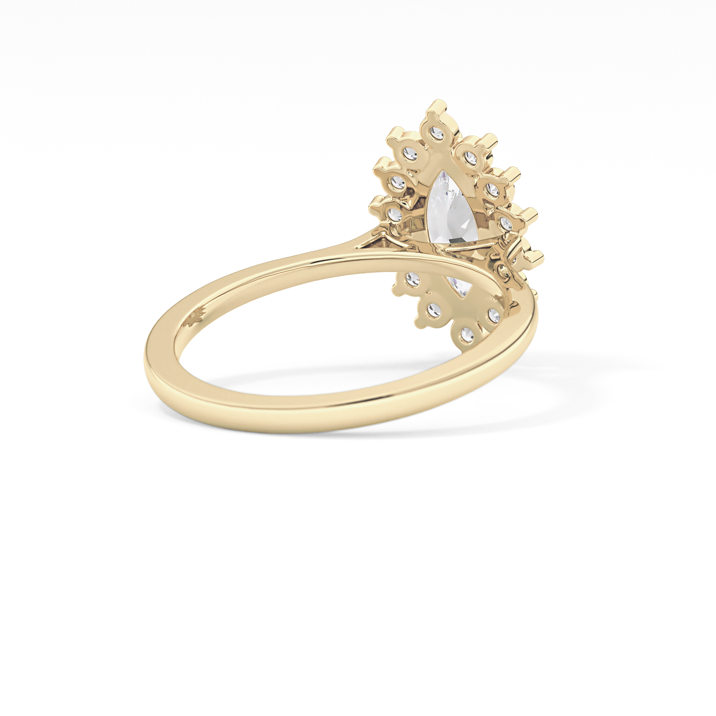 Marquise Halo Lab Grown Diamond Engagement Ring