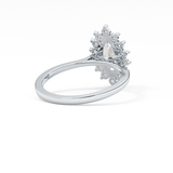 Marquise Halo Lab Grown Diamond Engagement Ring