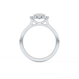 Marquise Halo Lab Grown Diamond Engagement Ring