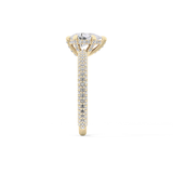 Pear Carat Hidden Halo & Pave Lab Grown Diamond Engagement Ring
