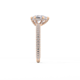 Pear Carat Hidden Halo & Pave Lab Grown Diamond Engagement Ring