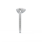 Pear Carat Hidden Halo & Pave Lab Grown Diamond Engagement Ring