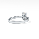 Radiant Pave Lab Grown Diamond Engagement Ring