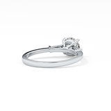 Round Three Stone Lab Grown Diamond Engagement Ring