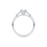 Oval Three Stone Lab Grown Diamond Engagement Ring