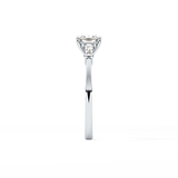 Cushion Three Stone Lab Grown Diamond Engagement Ring