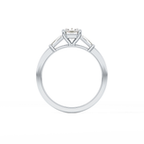 Cushion Three Stone Lab Grown Diamond Engagement Ring