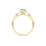Princess Three Stone Lab Grown Diamond Engagement Ring