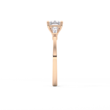 Princess Three Stone Lab Grown Diamond Engagement Ring