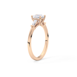 Princess Three Stone Lab Grown Diamond Engagement Ring