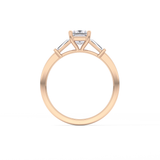 Princess Three Stone Lab Grown Diamond Engagement Ring