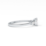 Princess Three Stone Lab Grown Diamond Engagement Ring