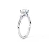 Princess Three Stone Lab Grown Diamond Engagement Ring