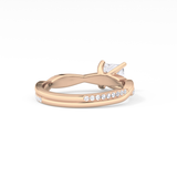 Princess Pave Lab Grown Diamond Engagement Ring