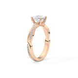 Princess Pave Lab Grown Diamond Engagement Ring