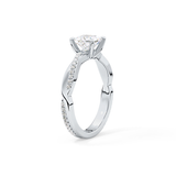Princess Pave Lab Grown Diamond Engagement Ring