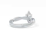 Marquise Pave Lab Grown Diamond Engagement Ring