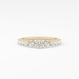 Round Cluster Lab Grown Diamond Engagement Ring