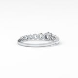 Round Cluster Lab Grown Diamond Engagement Ring