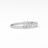 Round Cluster Lab Grown Diamond Engagement Ring