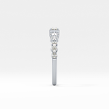 Round Cluster Lab Grown Diamond Engagement Ring