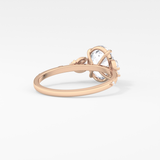 Oval Cluster Lab Grown Diamond Engagement Ring