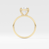 Oval Solitaire Lab Grown Diamond Engagement Ring