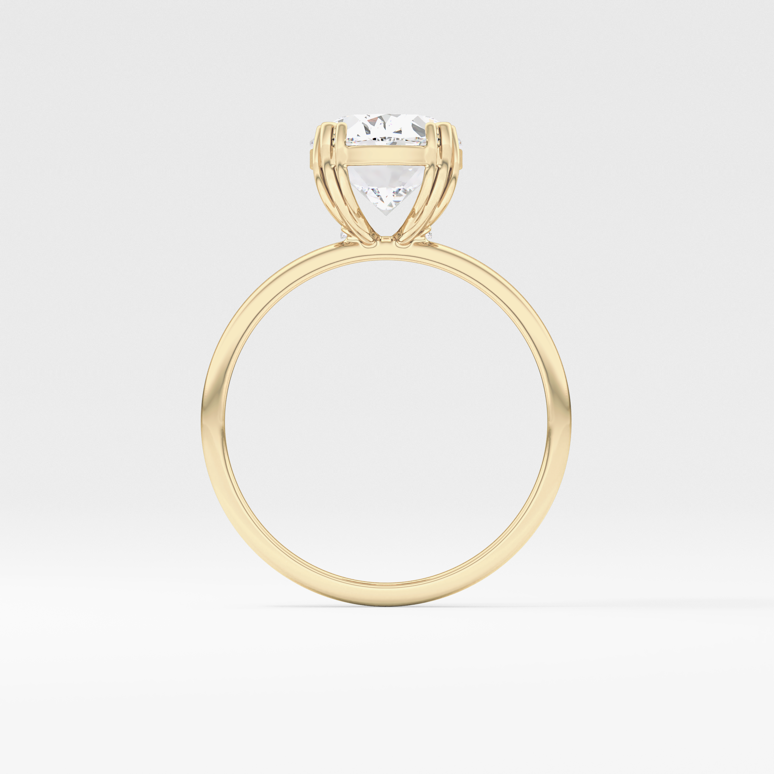 Oval Solitaire Lab Grown Diamond Engagement Ring