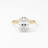 Oval Solitaire Lab Grown Diamond Engagement Ring
