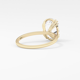 Oval Solitaire Lab Grown Diamond Engagement Ring