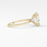 Oval Solitaire Lab Grown Diamond Engagement Ring