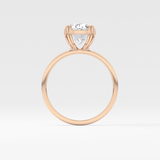 Oval Solitaire Lab Grown Diamond Engagement Ring