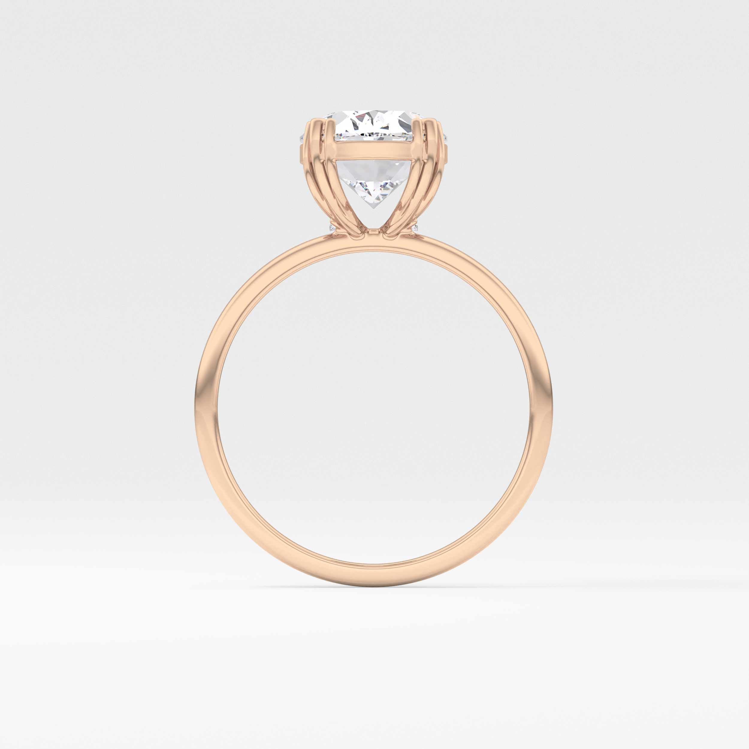 Oval Solitaire Lab Grown Diamond Engagement Ring