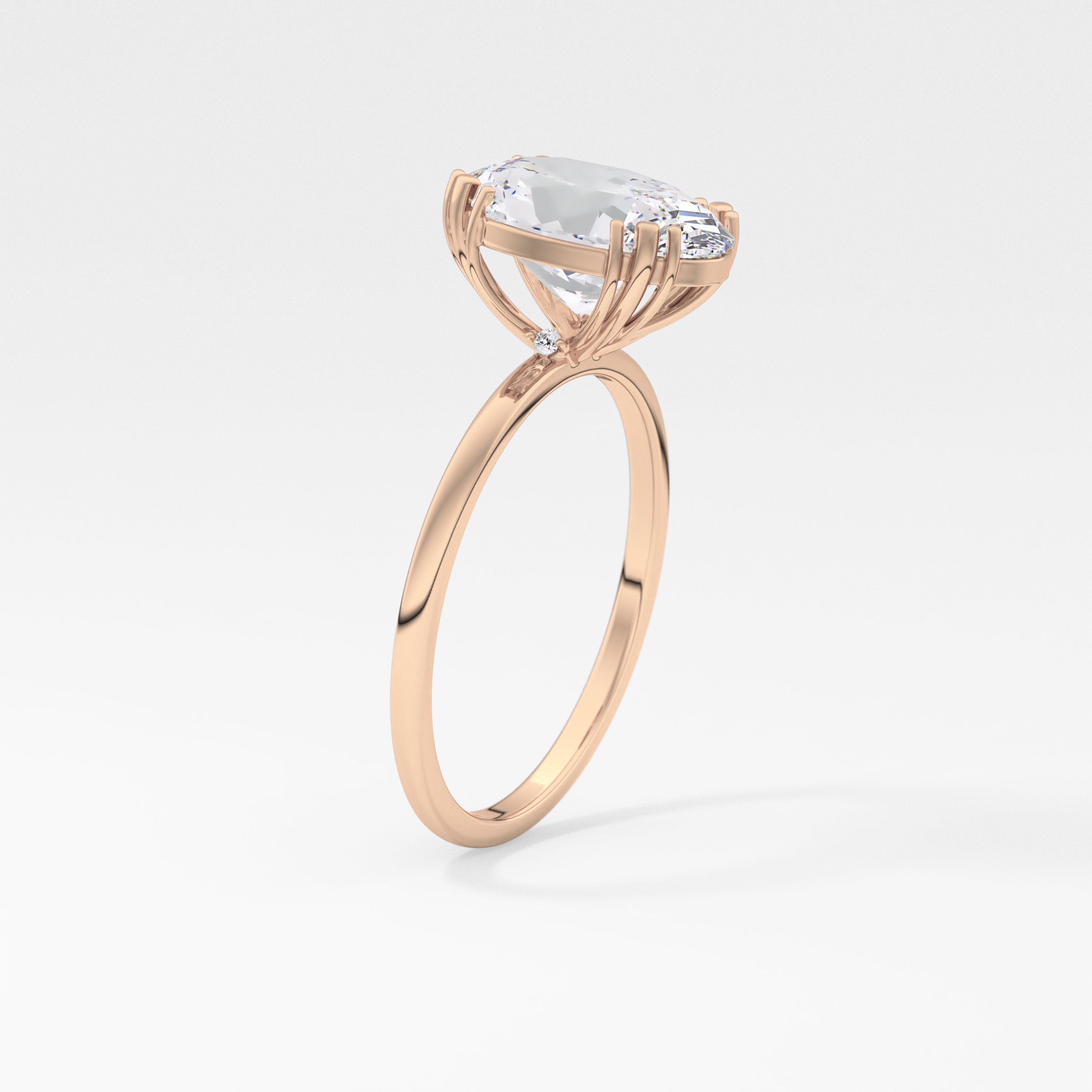 Oval Solitaire Lab Grown Diamond Engagement Ring