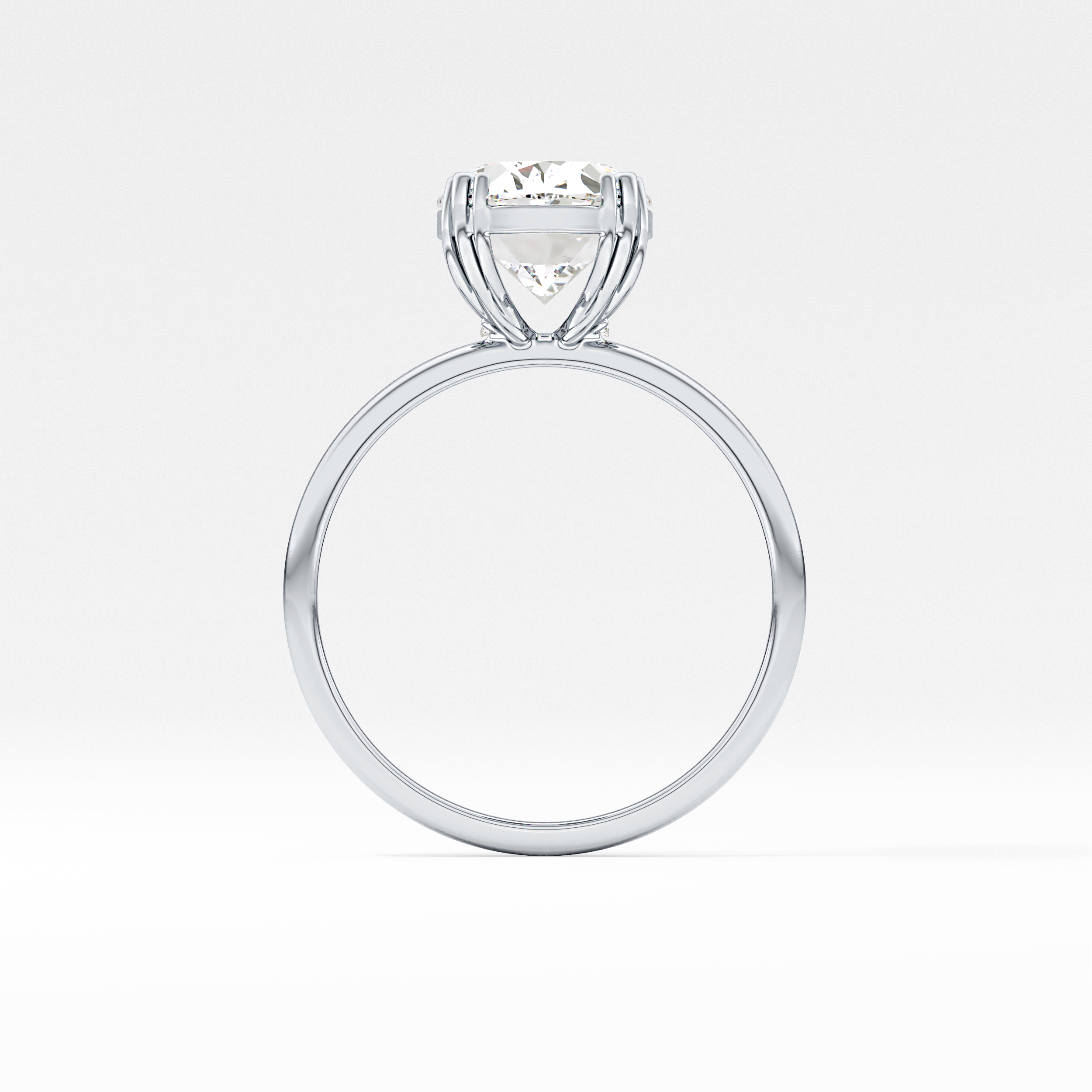 Oval Solitaire Lab Grown Diamond Engagement Ring