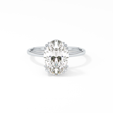 Oval Solitaire Lab Grown Diamond Engagement Ring